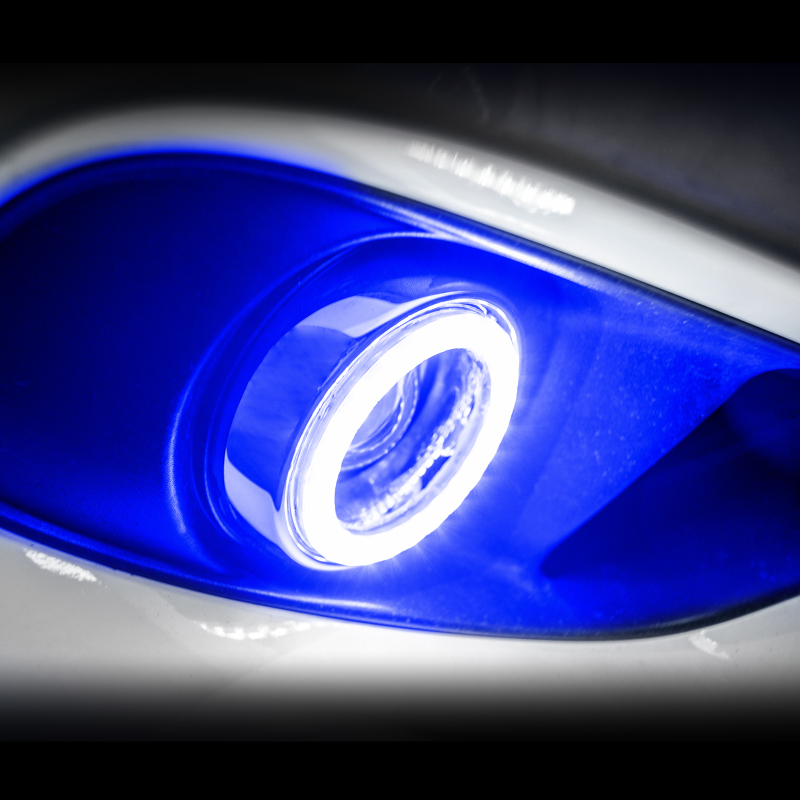 Chrysler 300C Fog Light Halo Kit - ORACLE Lighting - Surface Mount LED Projector + SMD Halos - Blue - `11-`19